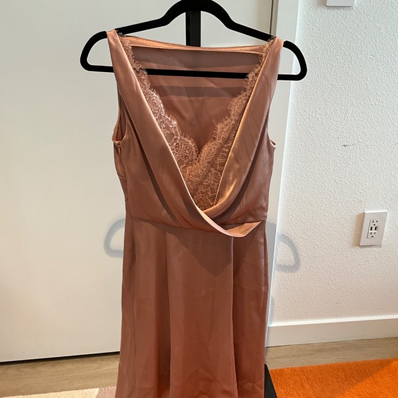 Reiss Serenella Silk Drape Dress - Picture 3 of 6